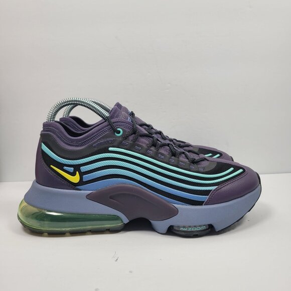 Nike Air Max ZM950 SAMPLE Men's Purple/Teal/Black Sneakers US Size 9